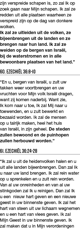 zijn verspreide schapen is, zo zal Ik op zoek gaan naar Mijn schapen  Ik zal ze redden uit alle plaatsen waarheen ze    
