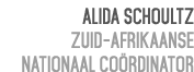 Alida Schoultz Zuid Afrikaanse nationaal co rdinator 