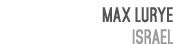 Max Lurye Israel 