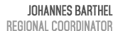 Johannes Barthel Regional Coordinator 