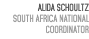 Alida Schoultz South Africa National Coordinator 