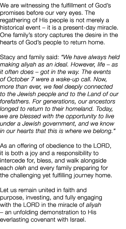 We are witnessing the fulfillment of God’s promises before our very eyes. The regathering of His people is not merely...