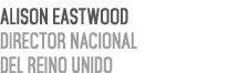 Alison Eastwood Director Nacional del Reino Unido 