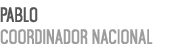 pablo Coordinador Nacional 