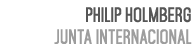 Philip Holmberg Junta Internacional 