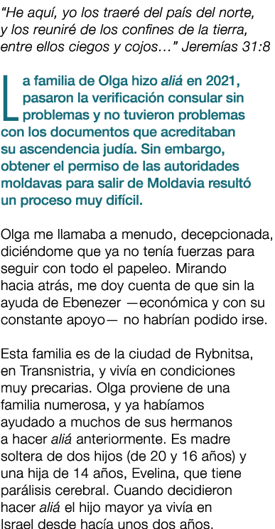 “He aqu , yo los traer del pa s del norte, y los reunir  de los confines de la tierra, entre ellos ciegos y cojos…” ...