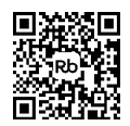 A black and white QR code with the letters “Rb" in the center. Description generated by AI