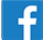 A blue and white Facebook logo. Description generated by AI