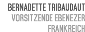 Bernadette Tribaudaut Vorsitzende Ebenezer Frankreich 
