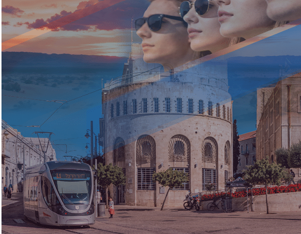 A group of people wearing sunglasses and looking at the camera. Description generated by AI