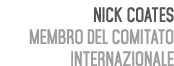 Nick Coates Membro del Comitato Internazionale 