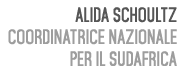 Alida Schoultz Coordinatrice Nazionale per il Sudafrica 