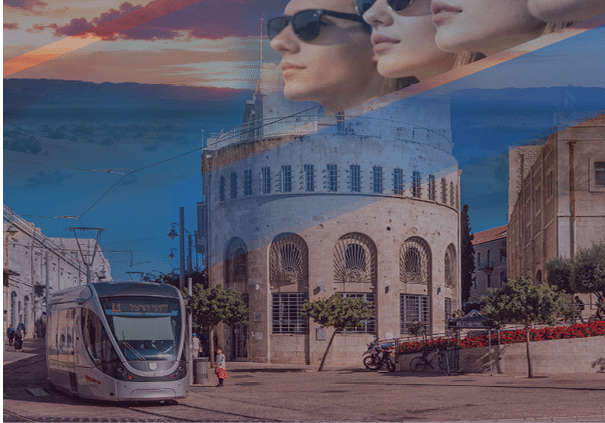 A group of people wearing sunglasses and looking at the camera. Description generated by AI