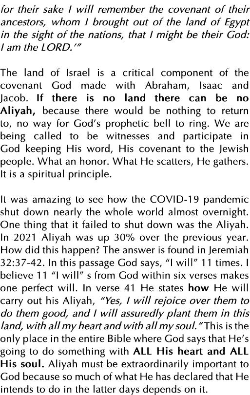 for their sake I will remember the covenant of their ancestors, whom I brought out of the land of Egypt in the sight    
