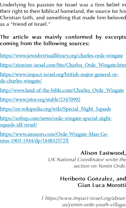 Underlying his passion for Israel was a firm belief in their right to their biblical homeland, the source for his Chr   