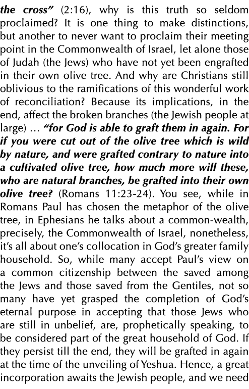 the cross  (2:16), why is this truth so seldom proclaimed  It is one thing to make distinctions, but another to never   