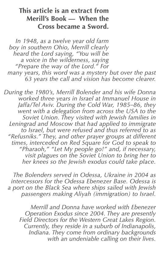 This article is an extract from Merill’s Book — When the Cross became a Sword. In 1948, as a twelve year old farm boy...