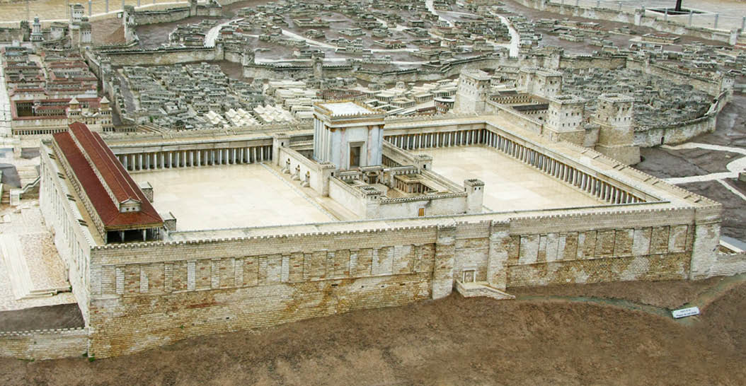 Model of the second temple, Jerusalem, Israel 
