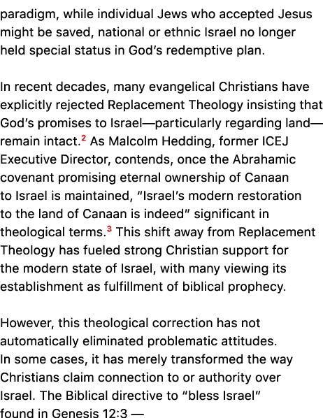 paradigm, while individual Jews who accepted Jesus might be saved, national or ethnic Israel no longer held special s...