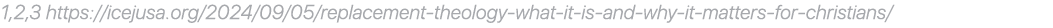 1,2,3 https://icejusa.org/2024/09/05/replacement theology what it is and why it matters for christians/ 