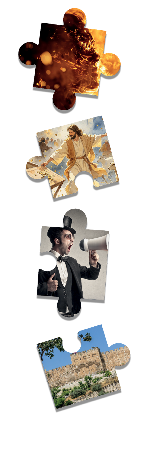 A puzzle with a piece missing, showing a nude figure. AI generated content