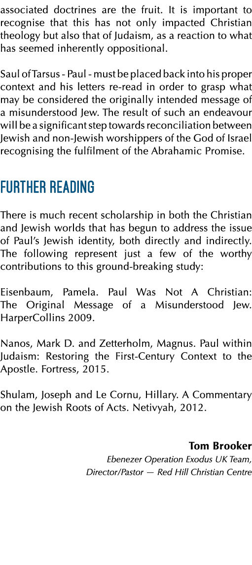 associated doctrines are the fruit. It is important to recognise that this has not only impacted Christian theology b...