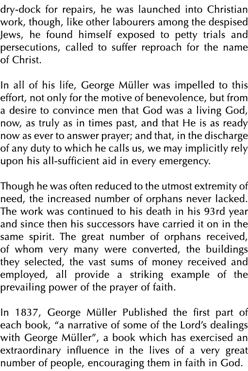 dry dock for repairs, he was launched into Christian work, though, like other labourers among the despised Jews, he f...