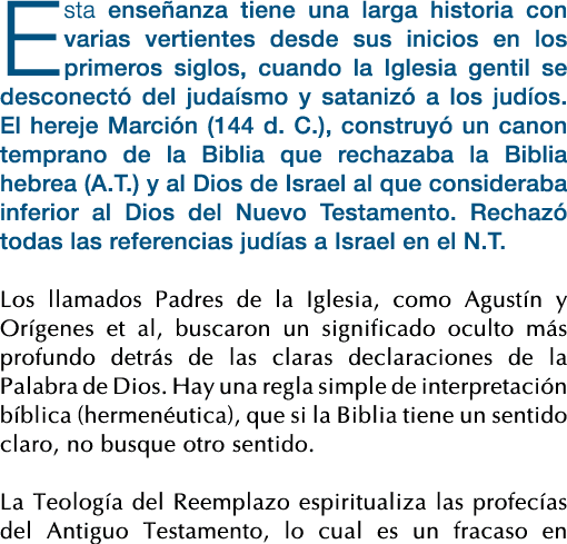 Esta enseñanza tiene una larga historia con varias vertientes desde sus inicios en los primeros siglos, cuando la Igl   