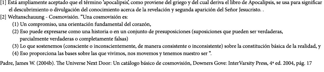  1  Está ampliamente aceptado que el término  apocalipsis , como proviene del griego y del cual deriva el libro de Ap   