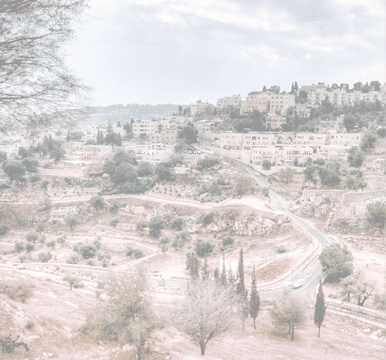 old hotels in jerusalem with dramatic sky in city of peace and war