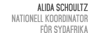 Alida Schoultz Nationell koordinator f r Sydafrika 