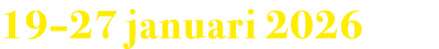 19–27 januari 2026 
