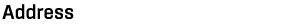 Address